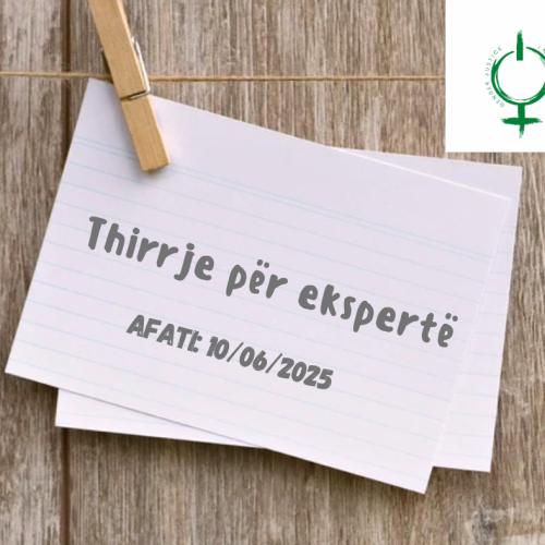 Thirrje per eksperte
